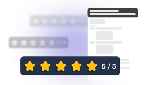 Positive review from a user who landed a job easier, faster, and for free with Kickresume.