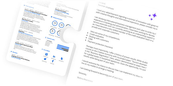 AI-generated cover letter complementing resume.