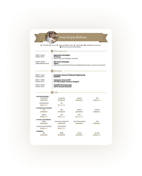 Resume created by Kickresume's AI with ATS-optimized formatting and job-specific keywords.