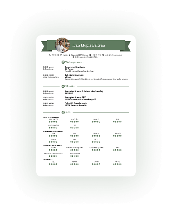 Resume created by Kickresume's AI with ATS-optimized formatting and job-specific keywords.