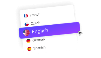 Select the languages